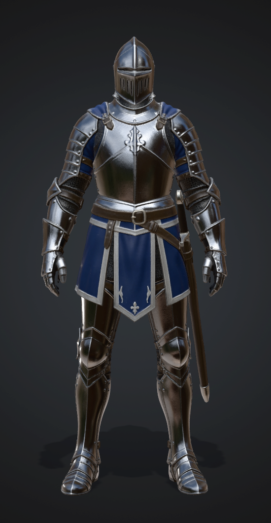 Le Gardien d'Acier — Chevalier en armure | Fichier STL